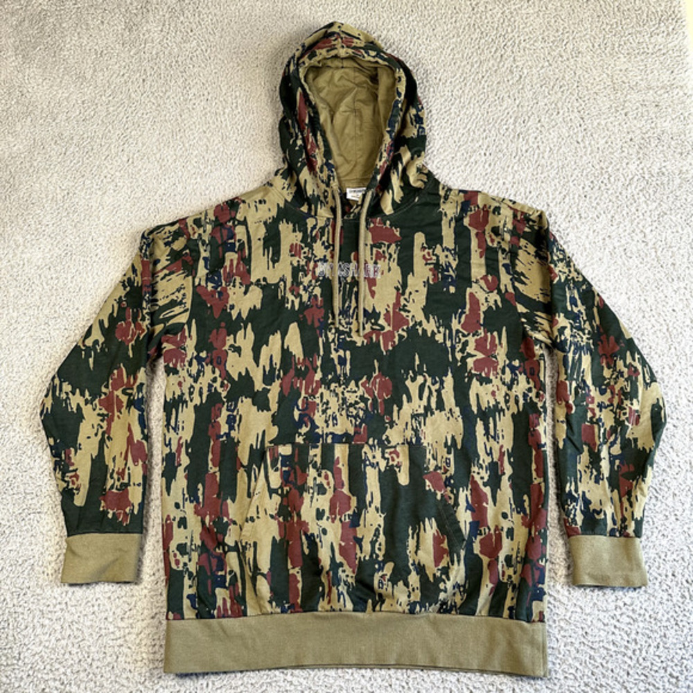Gymshark Sweatshirt Women's Medium Camouflage Pullover Long Sleeve Logo